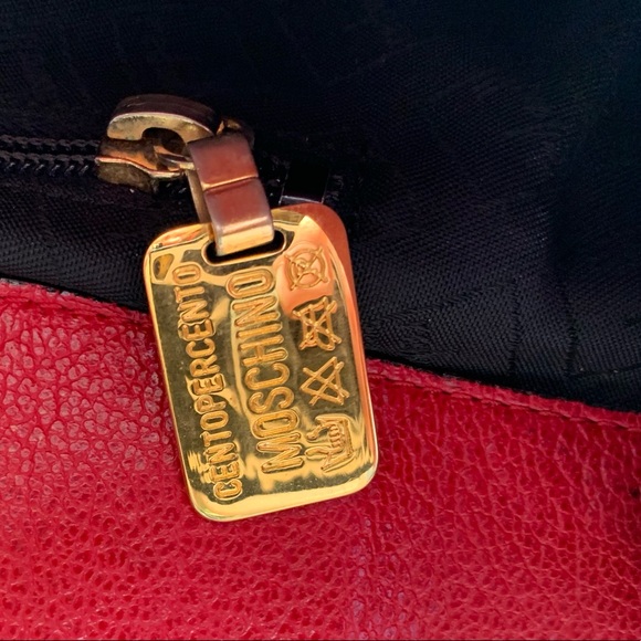 Authentic Vintage Moschino Leather is Forever Tote - Picture 7 of 10